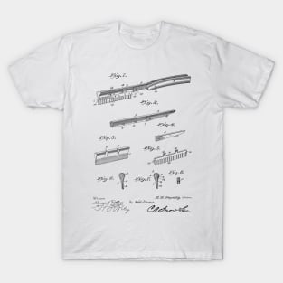 Safety Razor Vintage Patent Hand Drawing T-Shirt